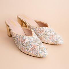 Opal Crush – Women’s Sequin-Embellished Heeled Mules