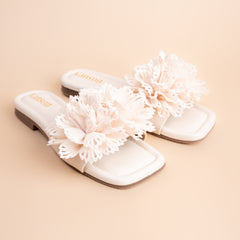Hydrangea – Women’s Floral Slide Flats