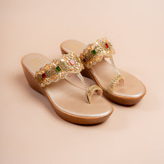 Nargis Ethnic Comfort Wedges