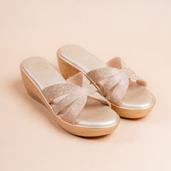 Starlight Knot Wedding Platform Wedges