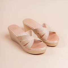 Starlight Knot Wedding Platform Wedges