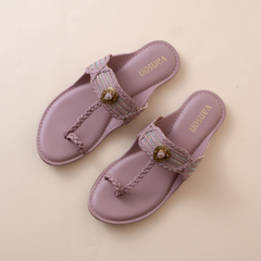 Gypsy Rose Pink Ethnic Flats