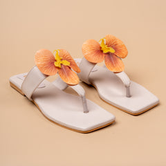 Orchid Modern Floral Flats