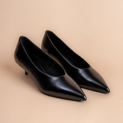 Audrey – Women’s Pointed-Toe Kitten-Heel Pumps