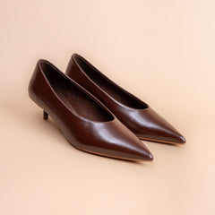 Audrey – Women’s Pointed-Toe Kitten-Heel Pumps