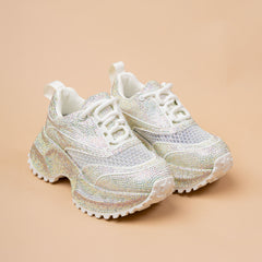 Galaxy Embellished Bling Sneakers