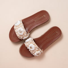 Shelly Denim platform Espadrille Slippers