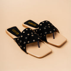 Overlap Flat Slippers