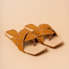 Overlap Flat Slippers