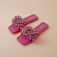 Cluster Code Flat Slippers