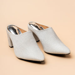 Lit Lara Shimmery Party Mules
