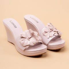 Garland Flower Wedge Heels