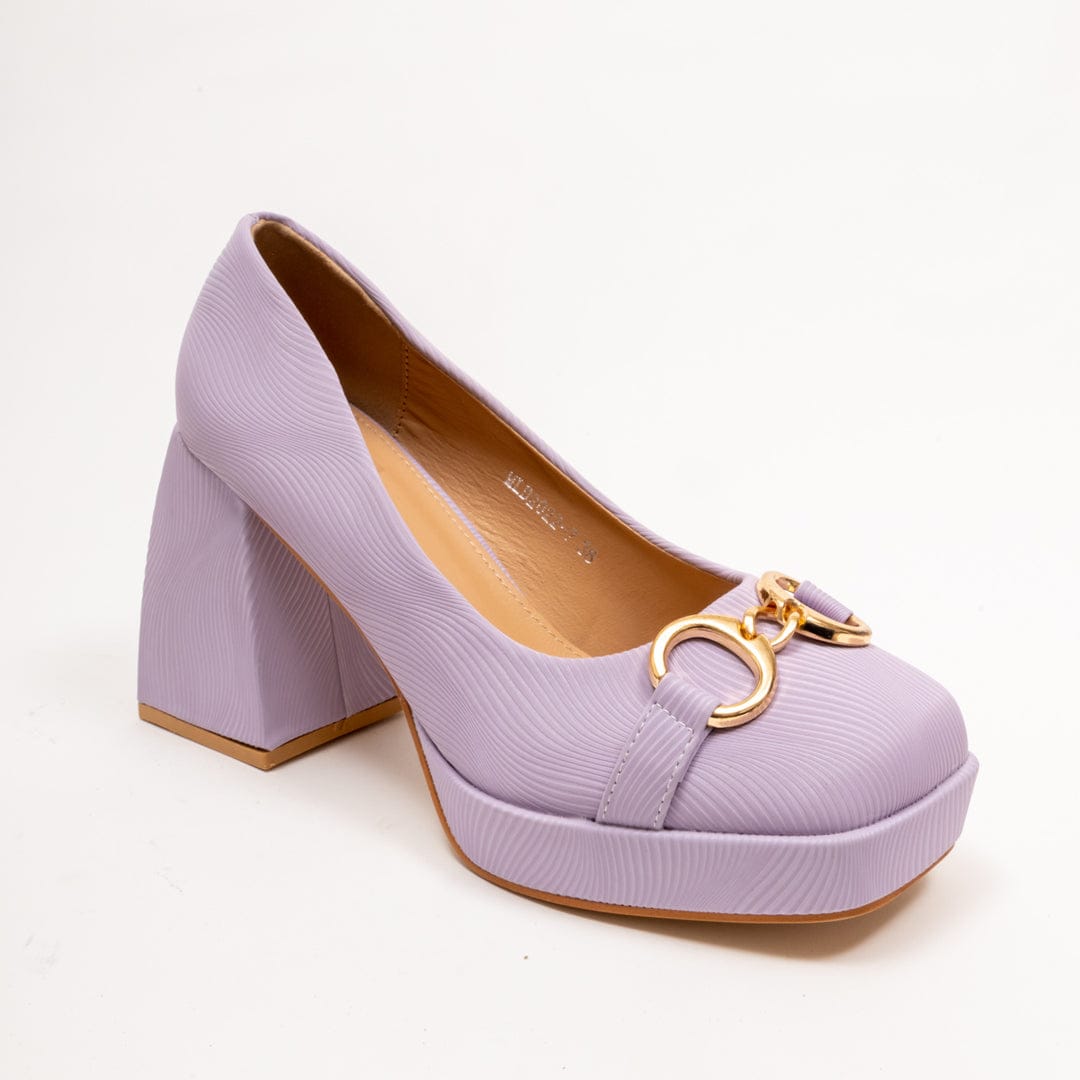 SAN ANDREAS- Pumps Heel in Purple