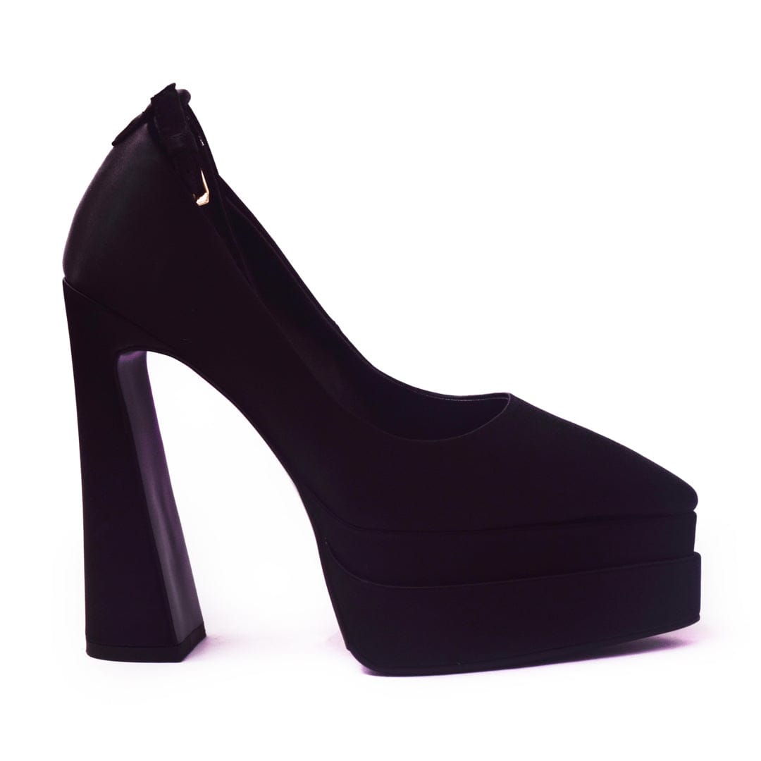 PAMELA PLUM- Stylish High Heel in-Black